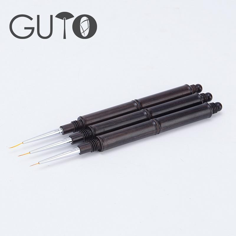Guyo Black Plastic Handle Nylon Liner Brush Customizable Logo