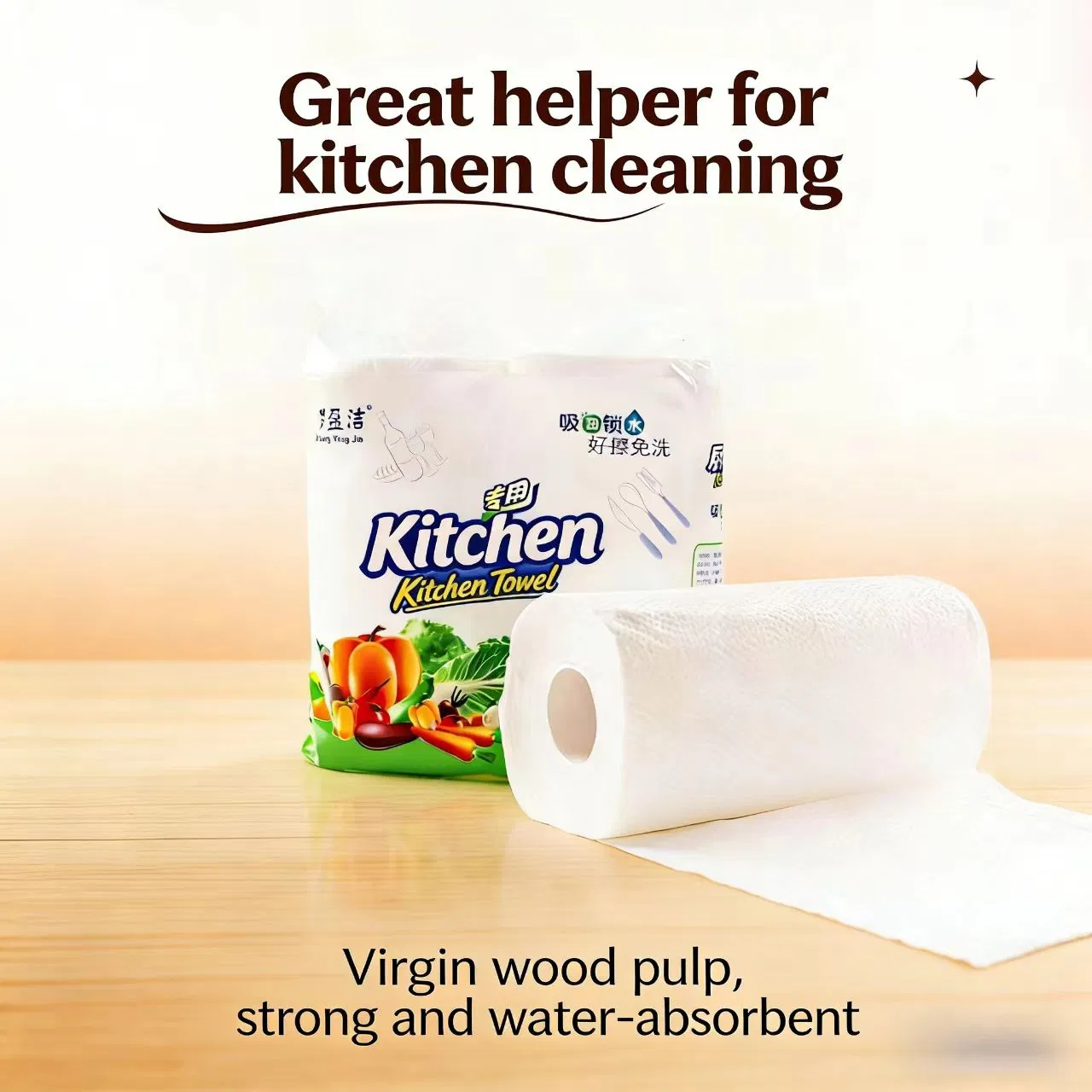 Premium Absorbent Kitchen Paper Towel for Commercial Use