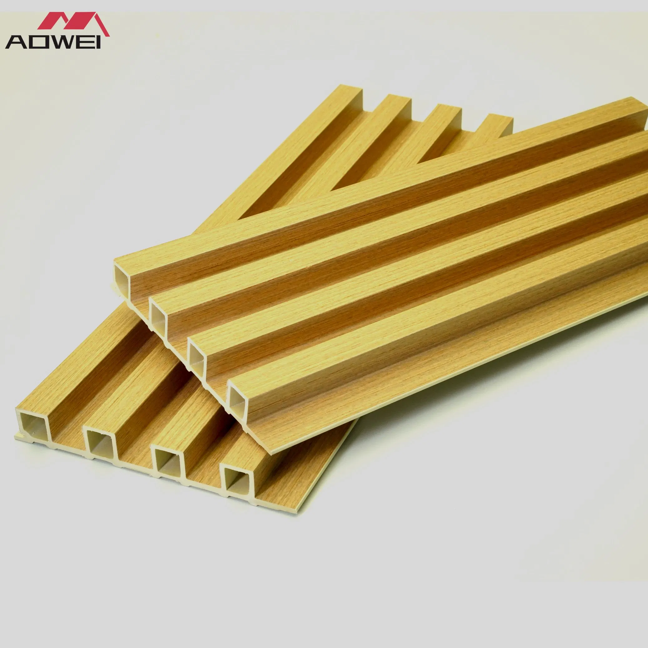 Waterproof Interior Decoration Wood Plastic Composite 3D WPC PVC Wall Cladding Panel