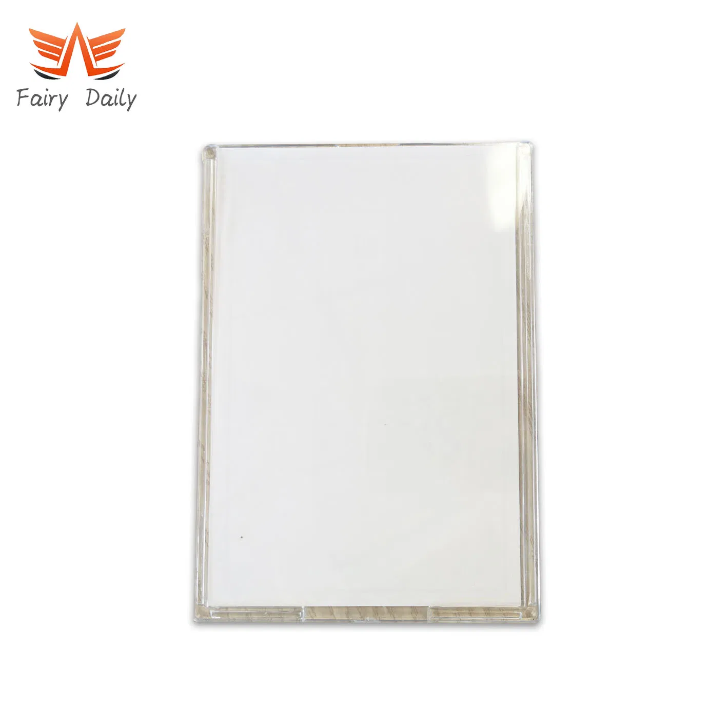 Vertical Plastic ID Name Business Working Badge Clear Card Holder