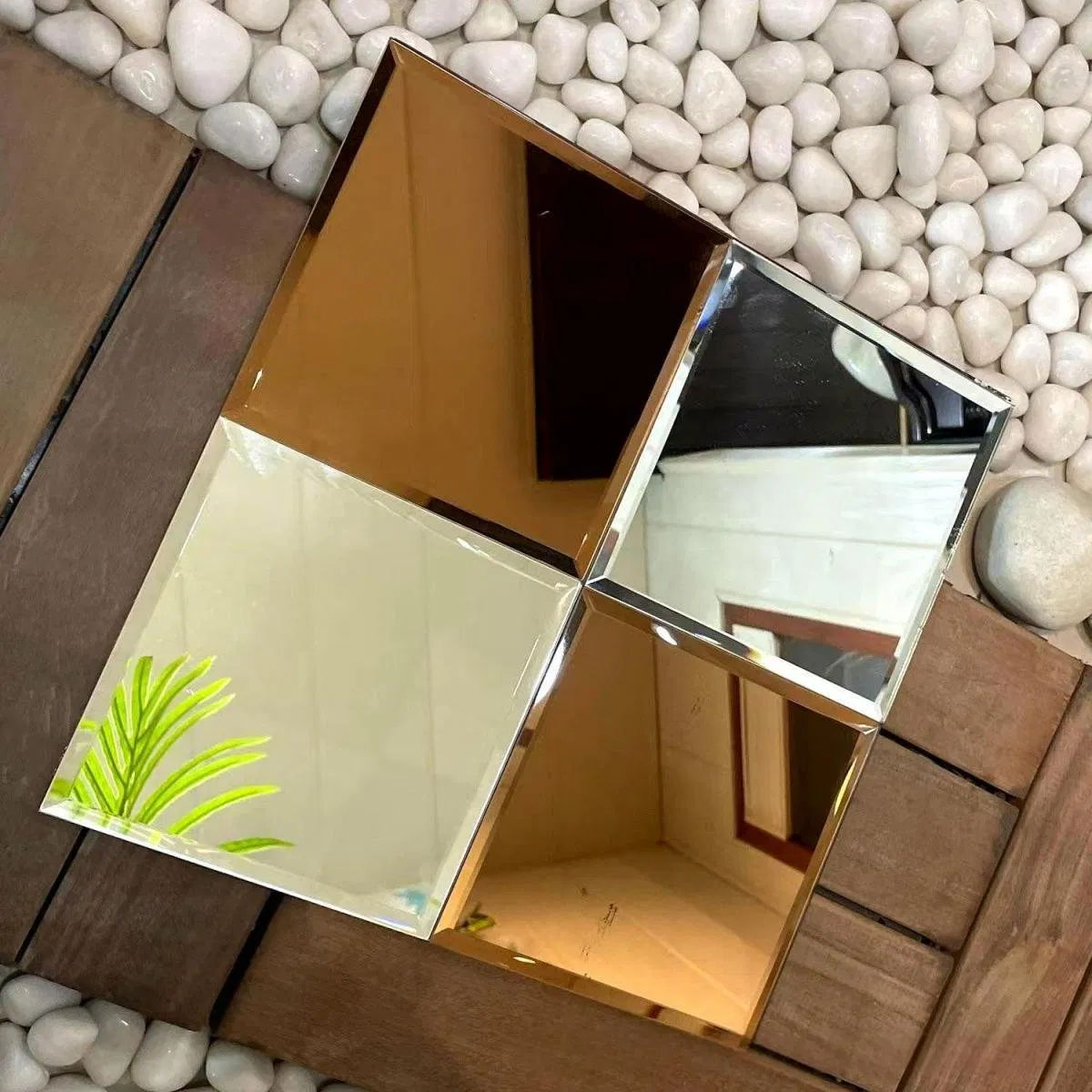 Самоклеящаяся мозаика из стеклянного зеркала