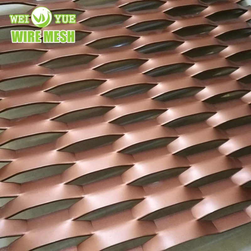 Building Material Diamond Wire Mesh Different Size Expanded Metal Panel