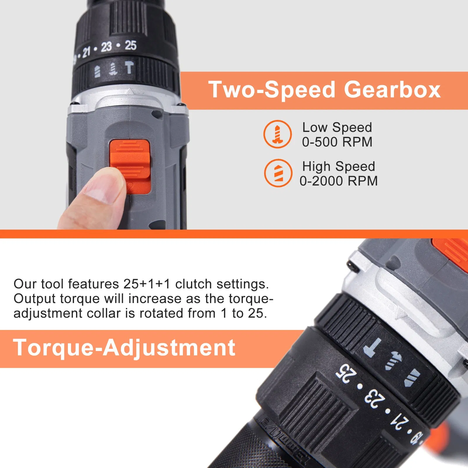 20V Professional Cordless Brushless Hammer Drill