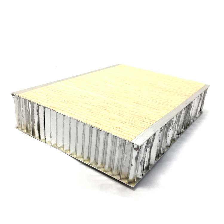 Outdoor Wall Decorative 12mm 20mm Wood Aluminum Honeycomb Sandwich Panel