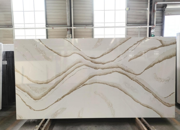 Calacatta Quartz Stone Wholesale Solid Surface Customized Kitchen Countertops