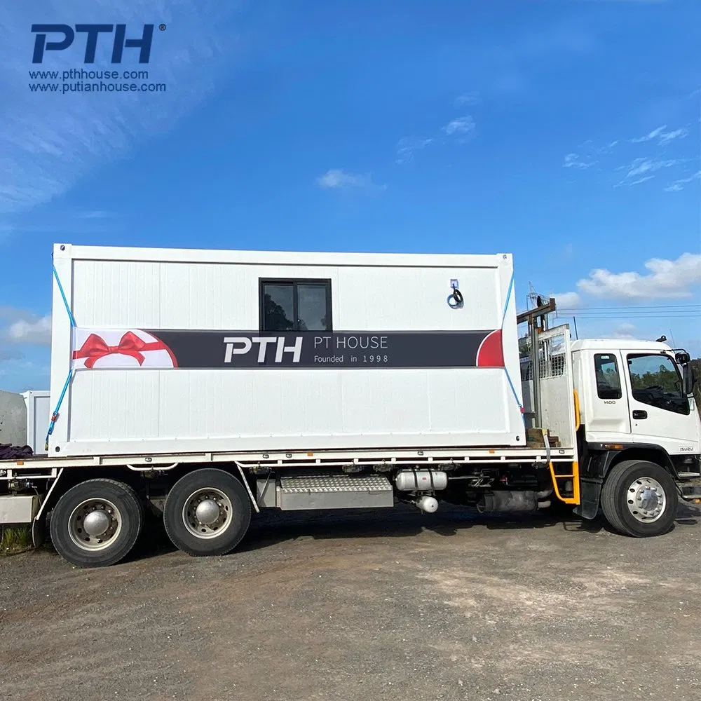 Glass Wall Luxury Modern Living House Prefabricated Flatpack 20 FT Modular Hotel Sandwich Panel Office Container Home Container House Modular Office Classroom