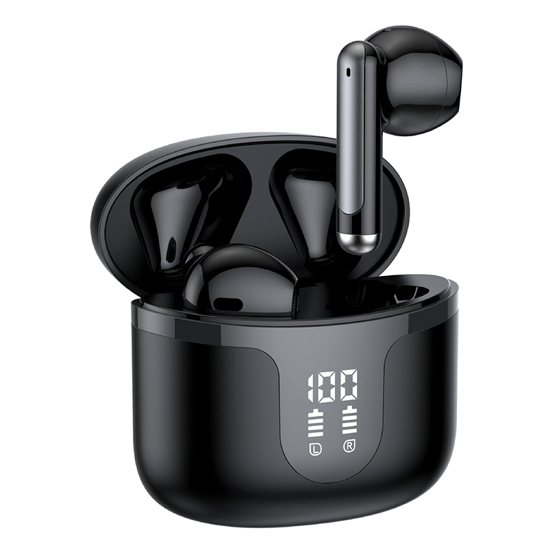 Наушники S47 TWS с дисплеем, Bluetooth 5.3, черные