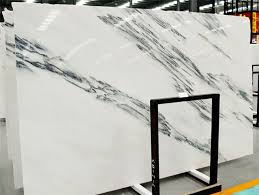 Blue Sky White Jade Polished Marble Slab for Countertop/Worktop/Floor/Flooring/Paving Stone/Stair Tread/Window Sill/Wall