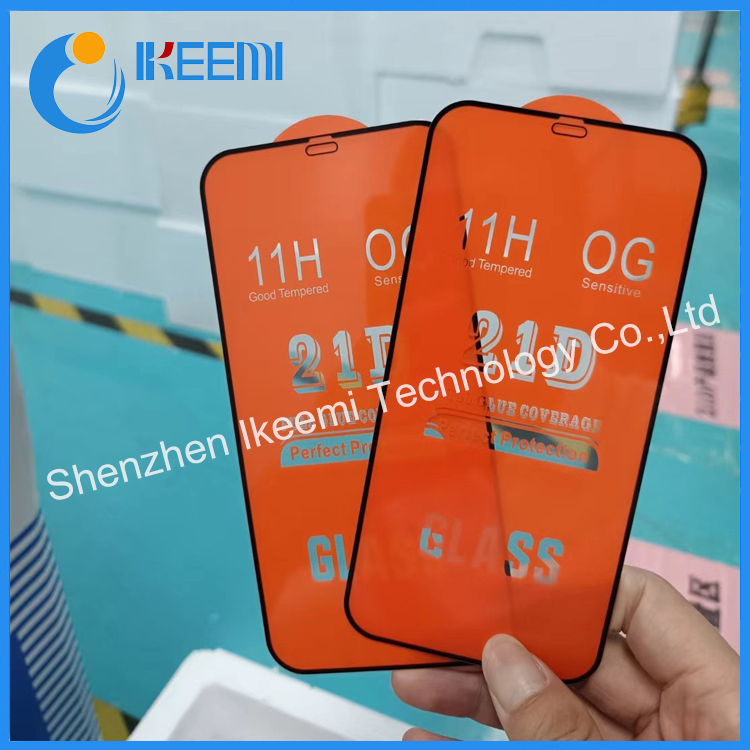 Защитное стекло 9H 21D для iPhone 7-16, антицарапины