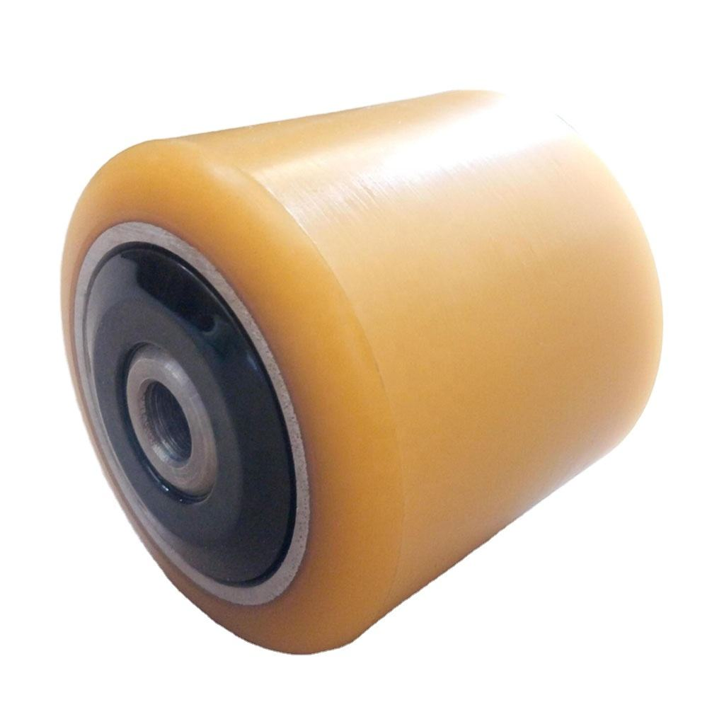 Manufacturers Direct Sales of PU Forklift 80*37 Forklift Bearing Wheel