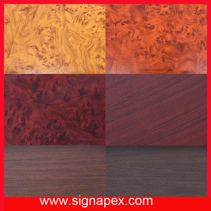 Signapex Air-Release Wood Grain Car Vinyl Interior Decal Sticker Car Wrap Film Stickers