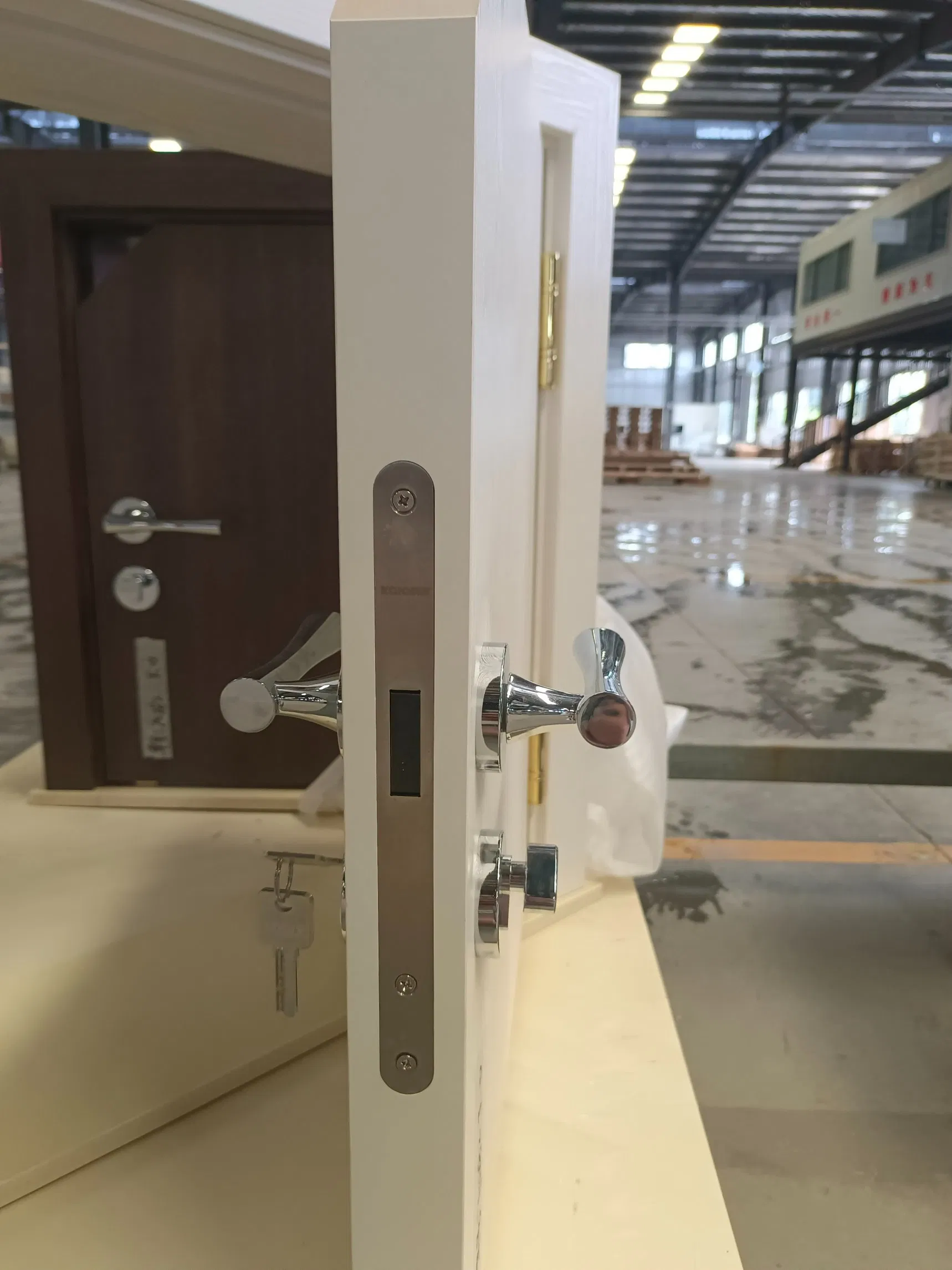 WPC Interior Door Film Wrapping Painting Finish 2030mm Water Content 0.2%-0.3%