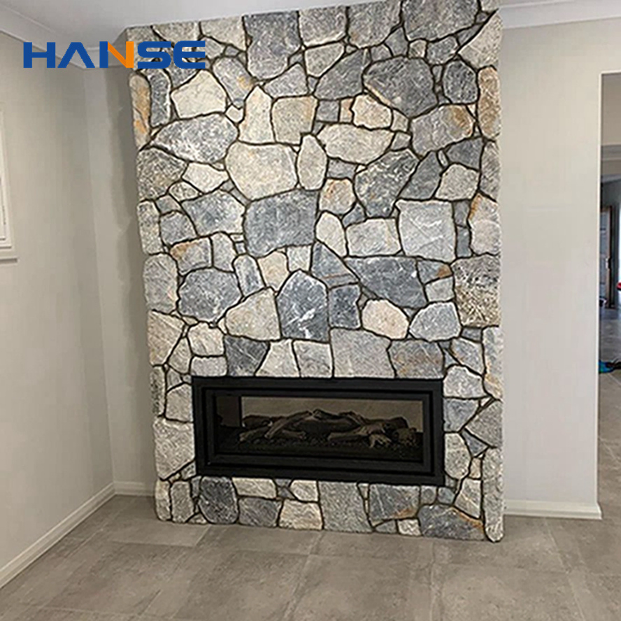 Wholesale Exterior White Quartz Wall Cladding Culture Stone for Home Wall Decoration