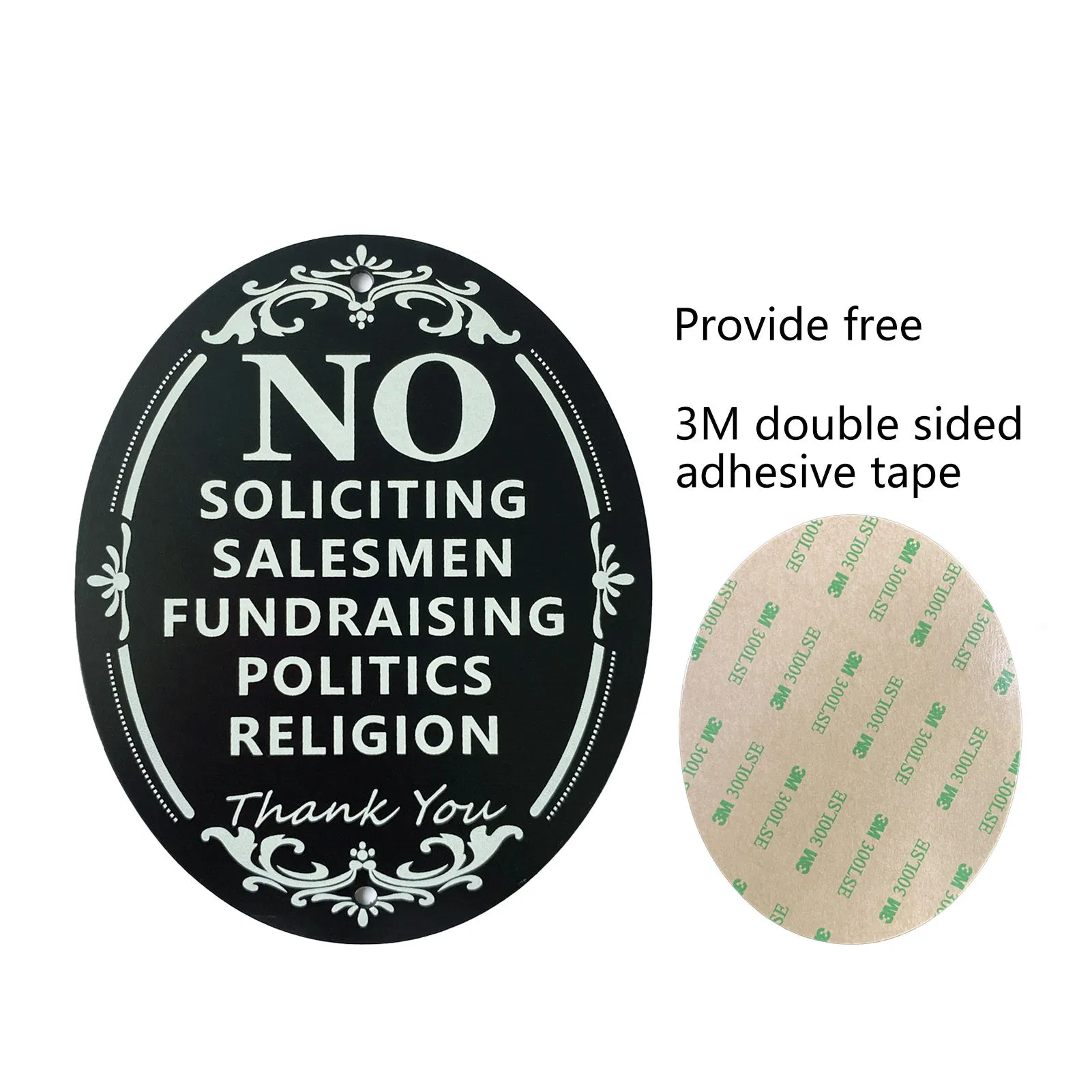 Modern Design Customized Aluminum Sign for Doors Windows or Any Other Flat Surface Outdoor Indoor Use