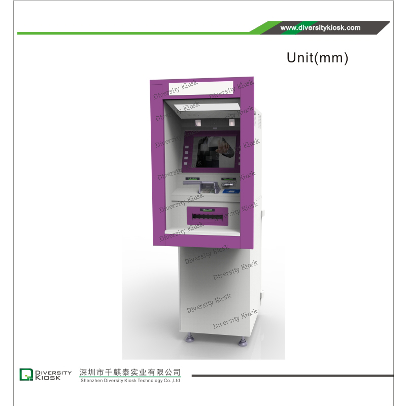 Central Control Internal Safety System Bank ATM Cash Withdrawal and Deposit Machine System Anti Hacker Invade