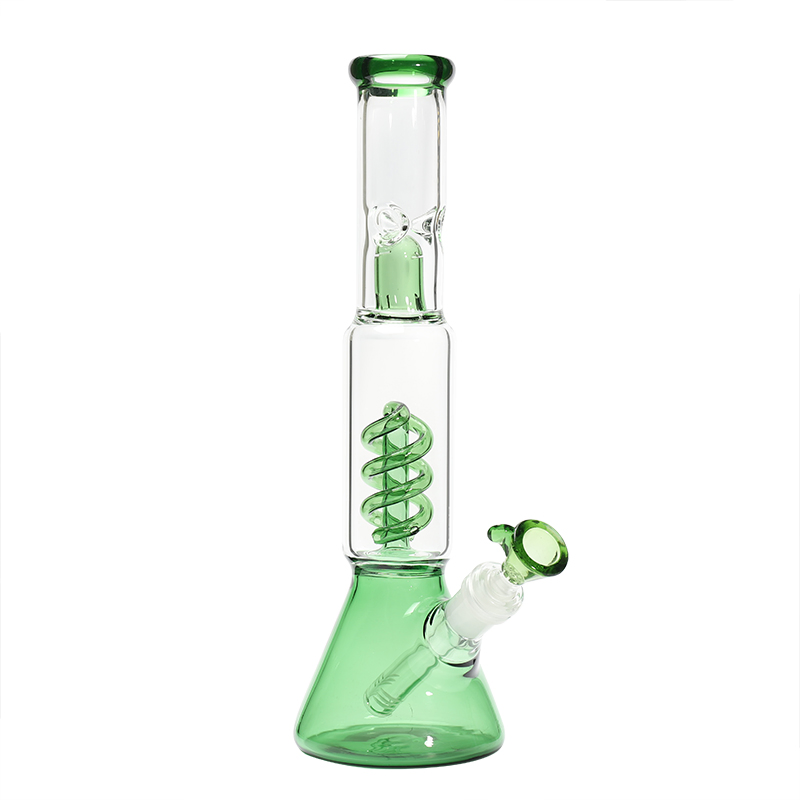 Factory Direct Wholesale Glass Beaker with Ice Catcher Glass Smoking Water Pipe