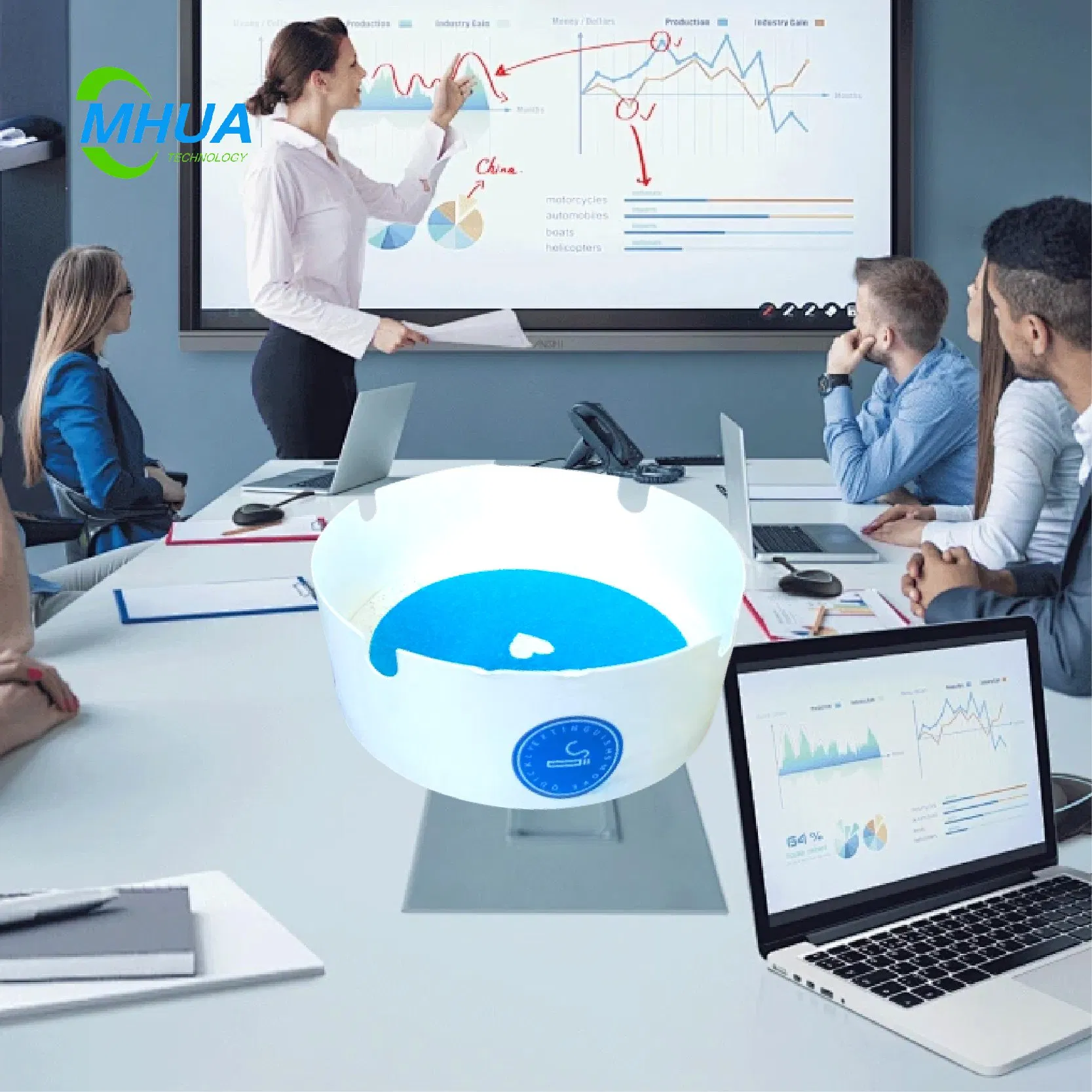 Dust-Proof Smokeless Ashtray Disposable Paper Ashtray with Built-in Extinguishing Sand