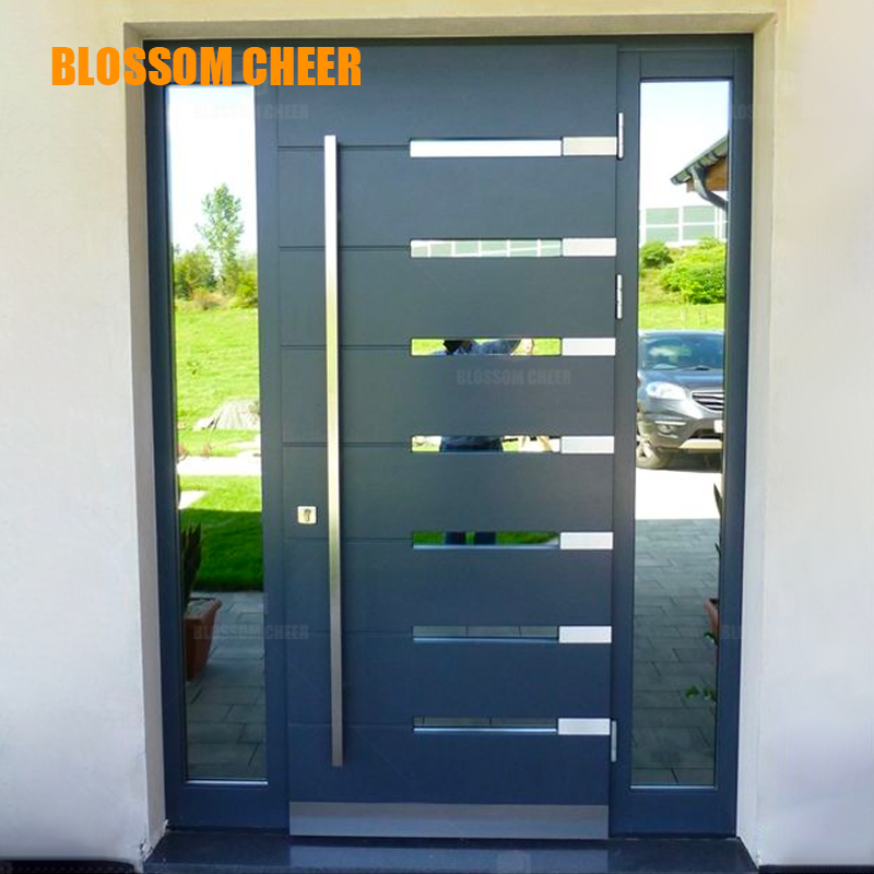 2026 New Design Modern Entry Door Design Stainless Steel Doors for House