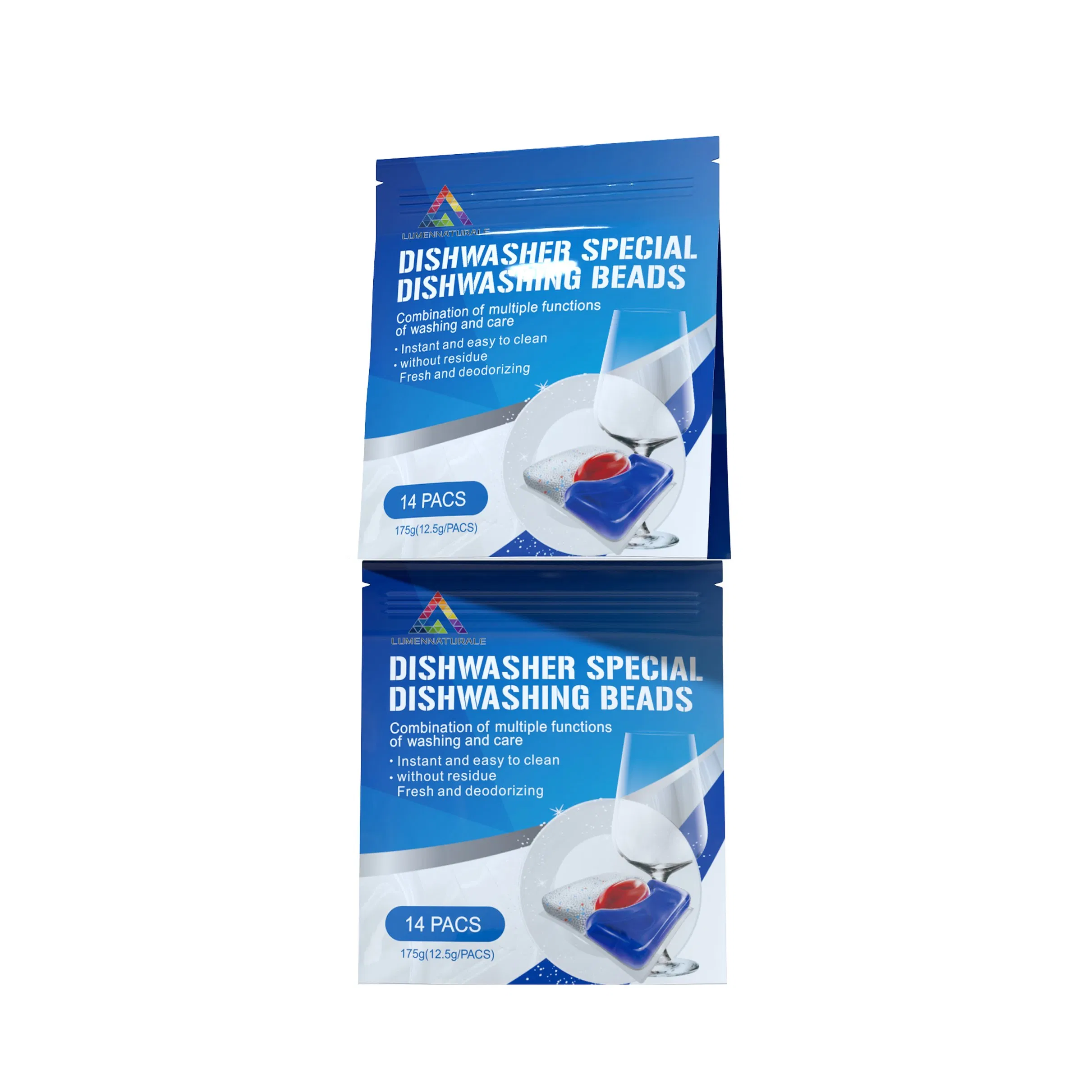 Hard Water Dishwashing Detergent Dishwasher Capsules and Pods 12.5g
