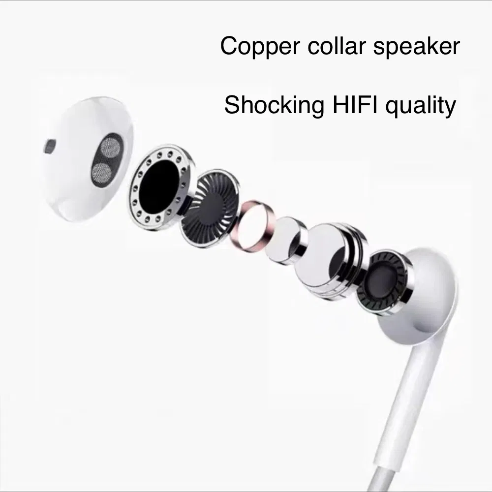 Type- C Stereo Earphone Earbuds Wired Headphones Earpods with Mic Pg2