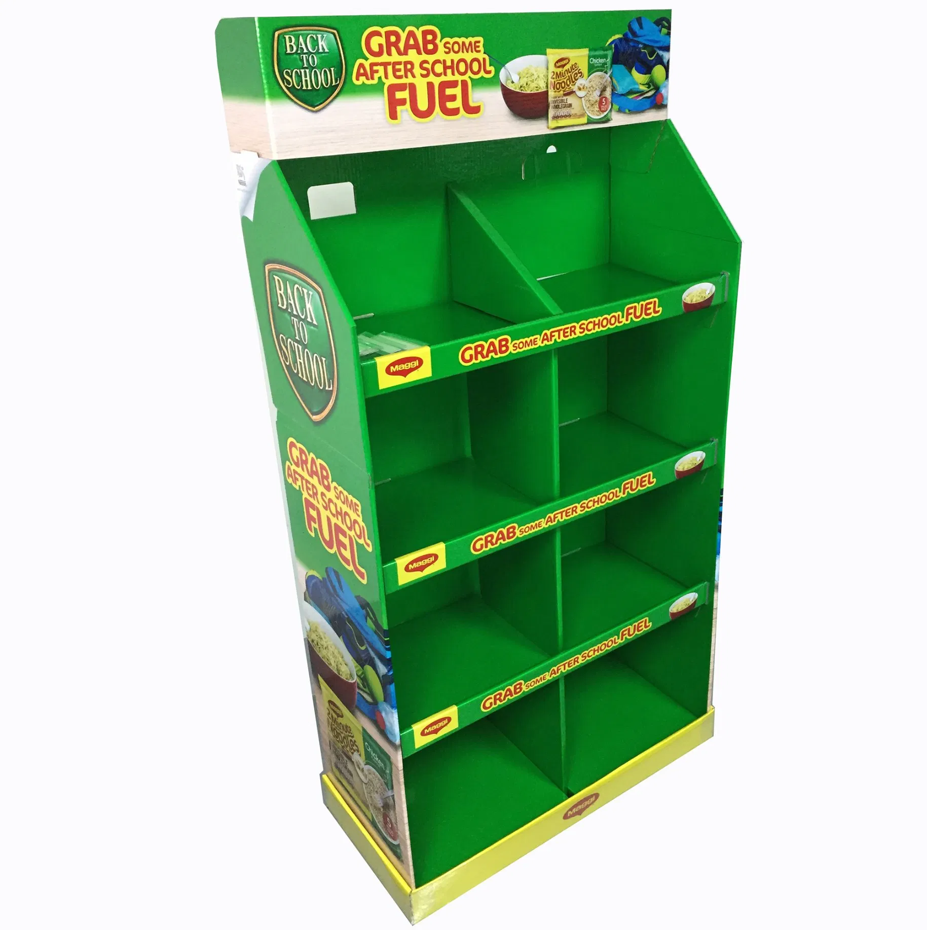Store Pop POS Supermarket Display Cardboard Unit Paper Display Stand