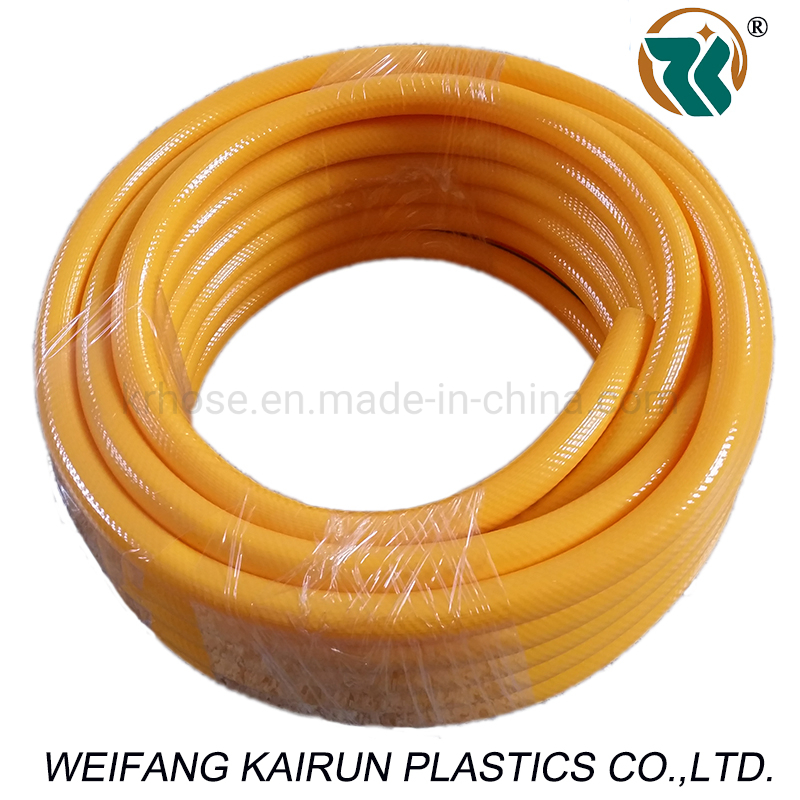 Agriculture Irrigation High Pressure Spray Flexible 6mm/8mm/8.5mm/12mm Yellow Blue Color Plastic PVC Pipe Braided Garden Water Air PVC Hose