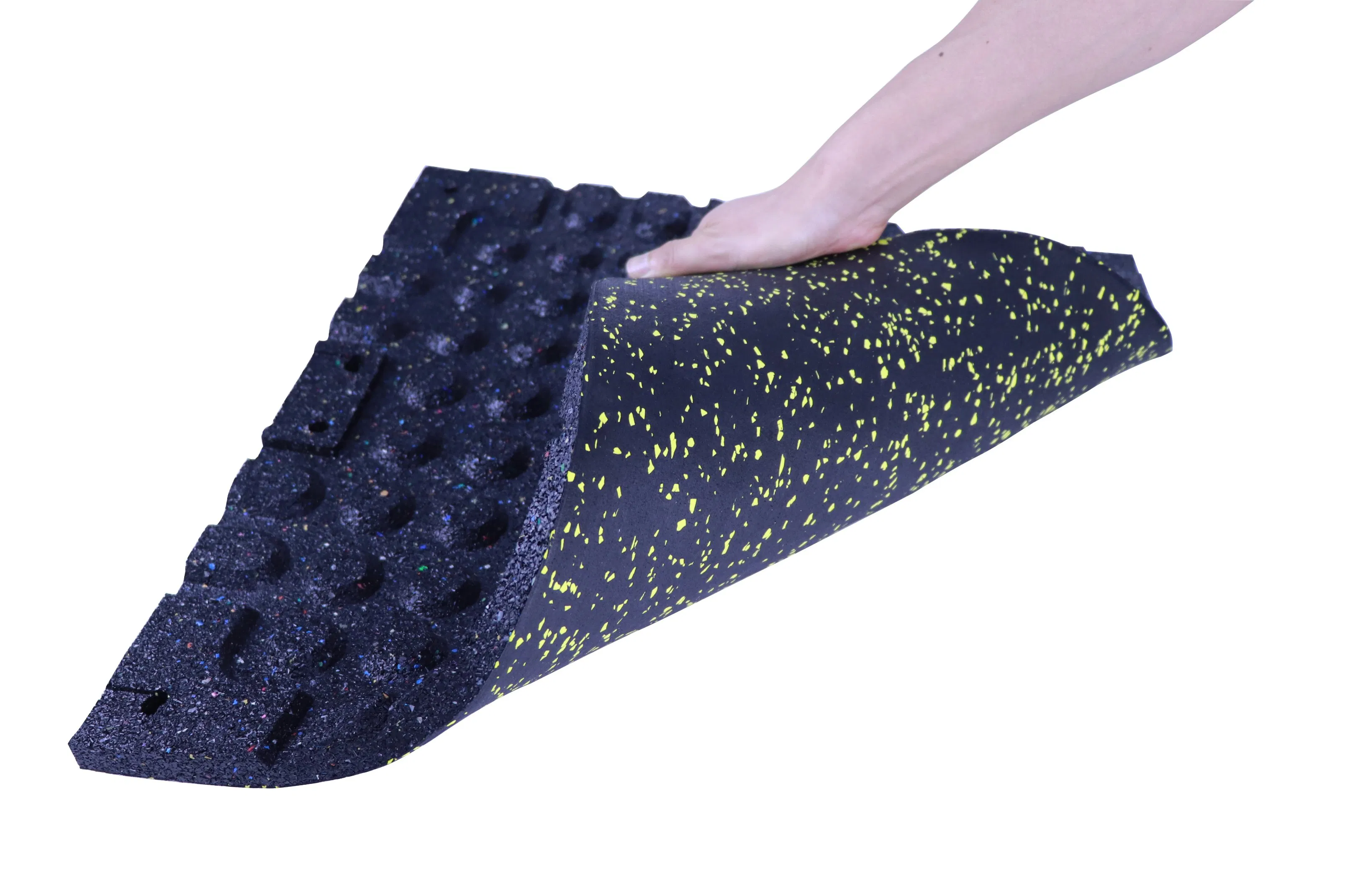 Rubber Tiles Flooring Water-Resistant Anti-Slip Gym Mats Amusement Park Cow Mat Walkway