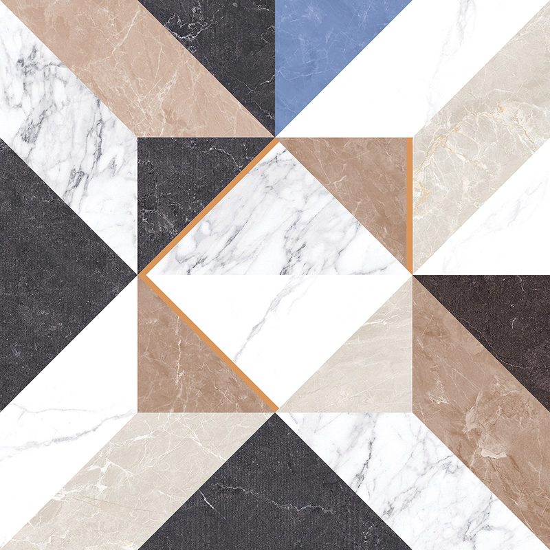 Напольная плитка в стиле Центральной Азии, мраморная, антискользящая