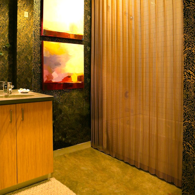 Decorative Metal Mesh Partitions for Architectural Interior Decoration