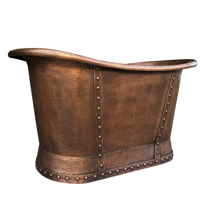 Hand Hammered Copper Tubs Hot Tubs Sokaing Freestanding Bathtub Luxury Bathtub