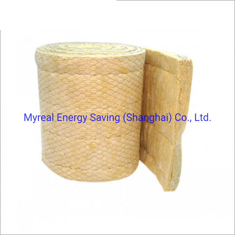 Fireproof Thermal Insulation Rock Wool Insulation Mineral Wool Blanket Wire Mesh for Oven