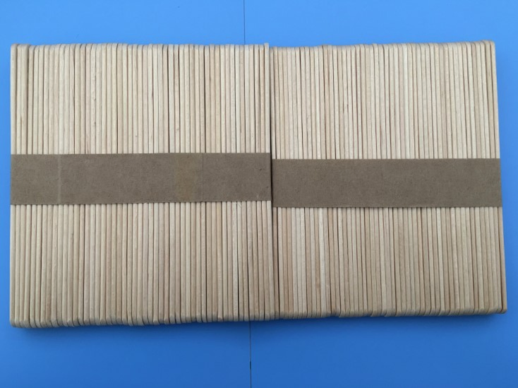 Wood Biodegradable Custom Logo Popsicle Stick Ice Cream Stick