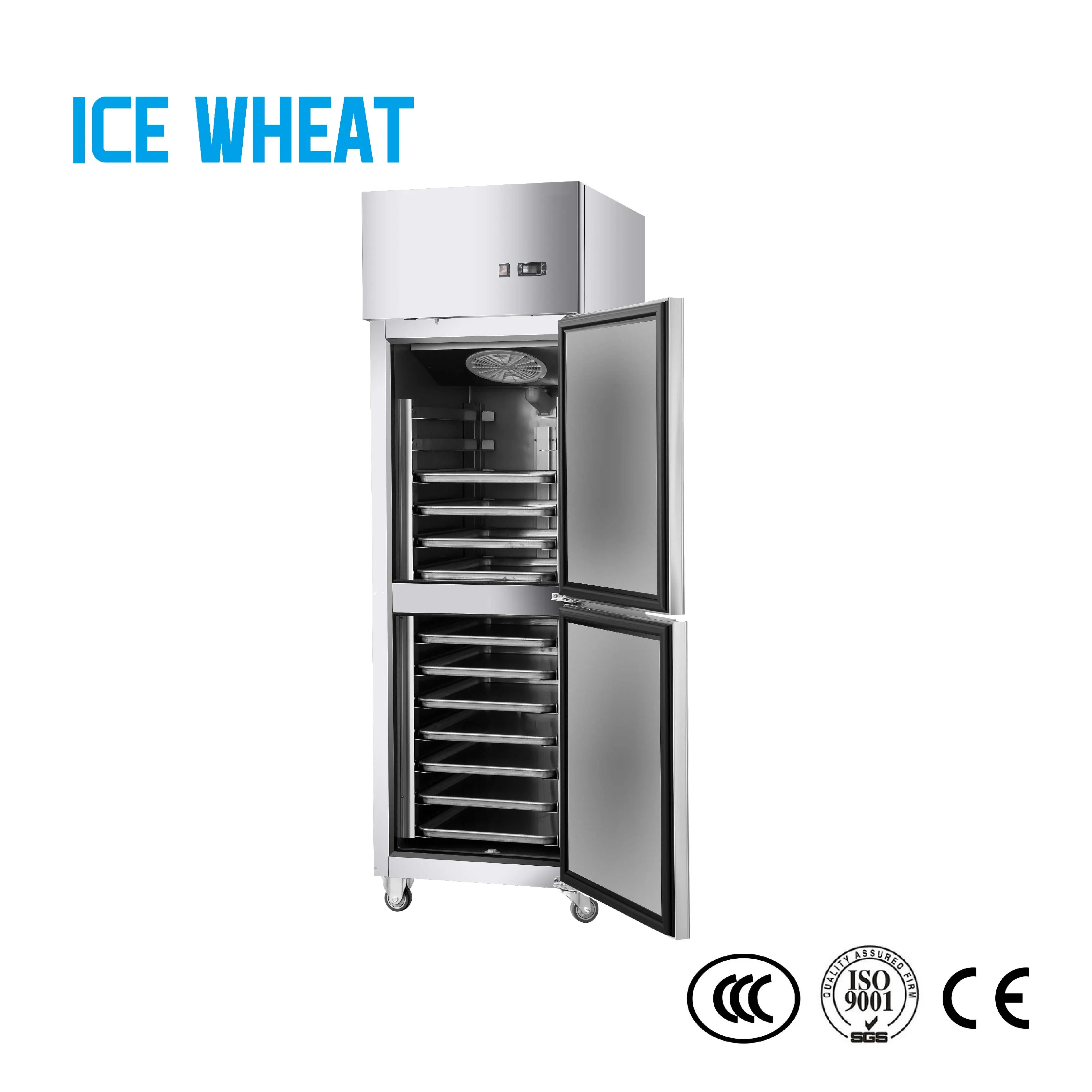 Air-Cooled Vertical Frozen Two-Door Commercial Refrigerator