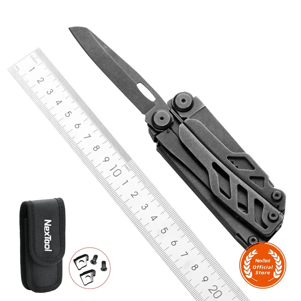 Nextool 16 Function Black Pliers Hand Tool with Sharp Edge