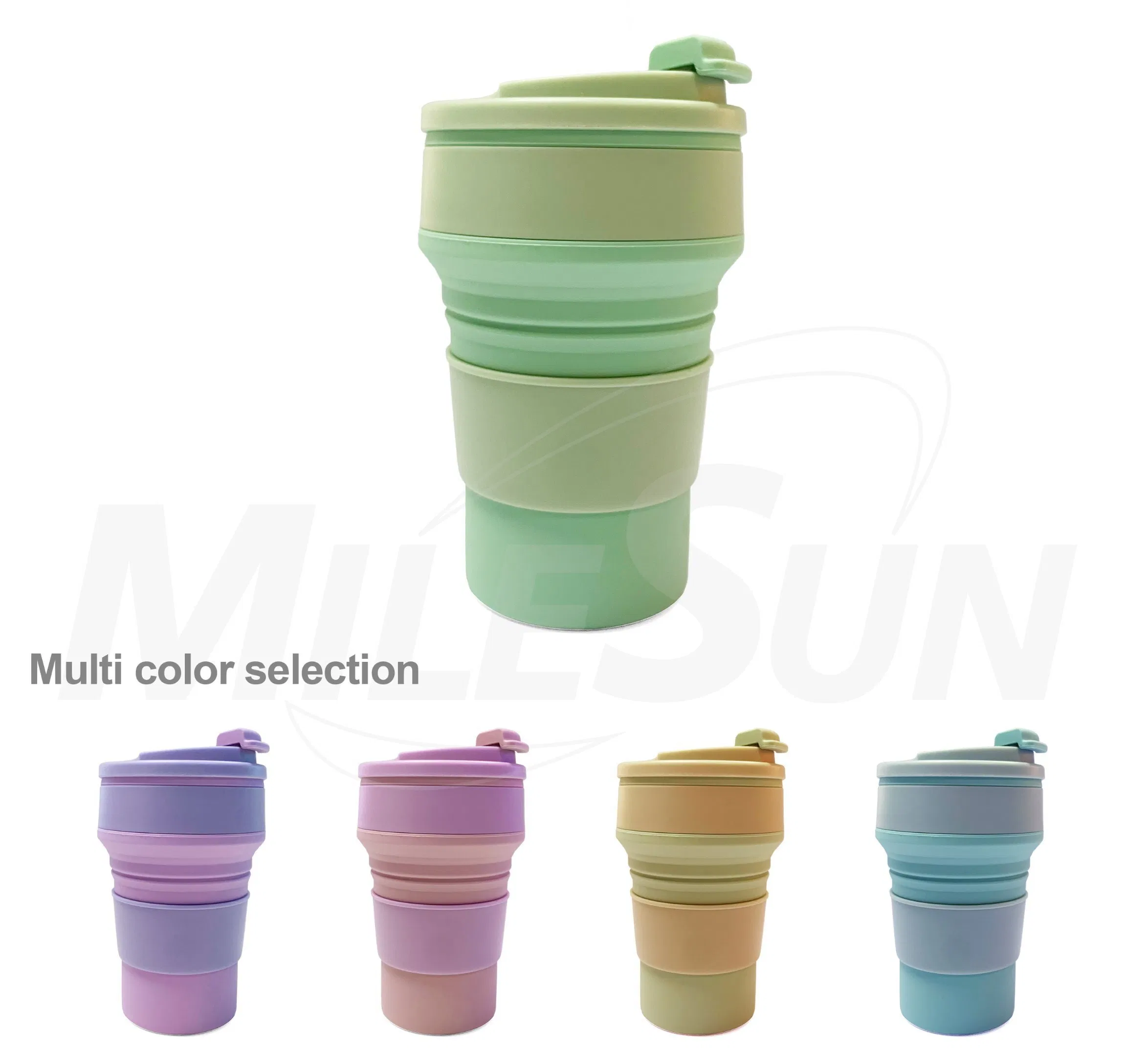 Складная силиконовая кружка для путешествий, 12 oz