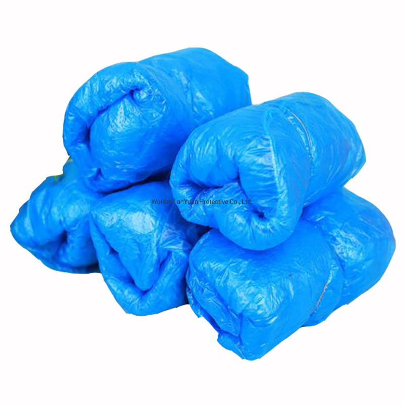 Ly Single Use Disposable CPE Shoecover (LY-PSC-B)