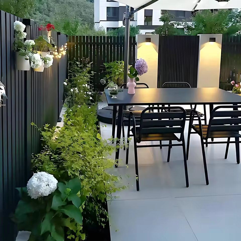 Aluminum Fence for Parking Lot and Traffic Flow Management