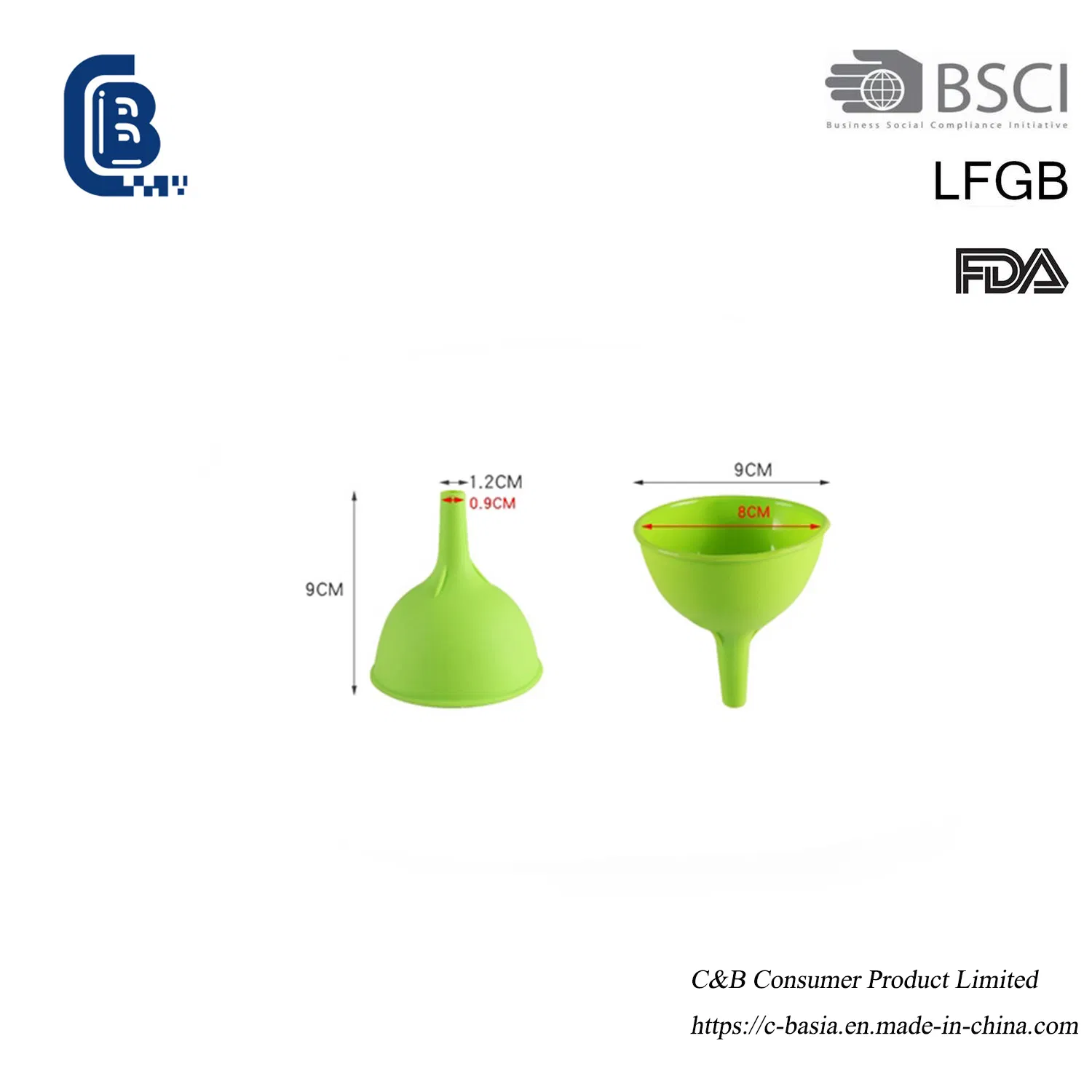 Food Grade Silicone Oil Separator Funnel - Powdered Oil Drainage Tool