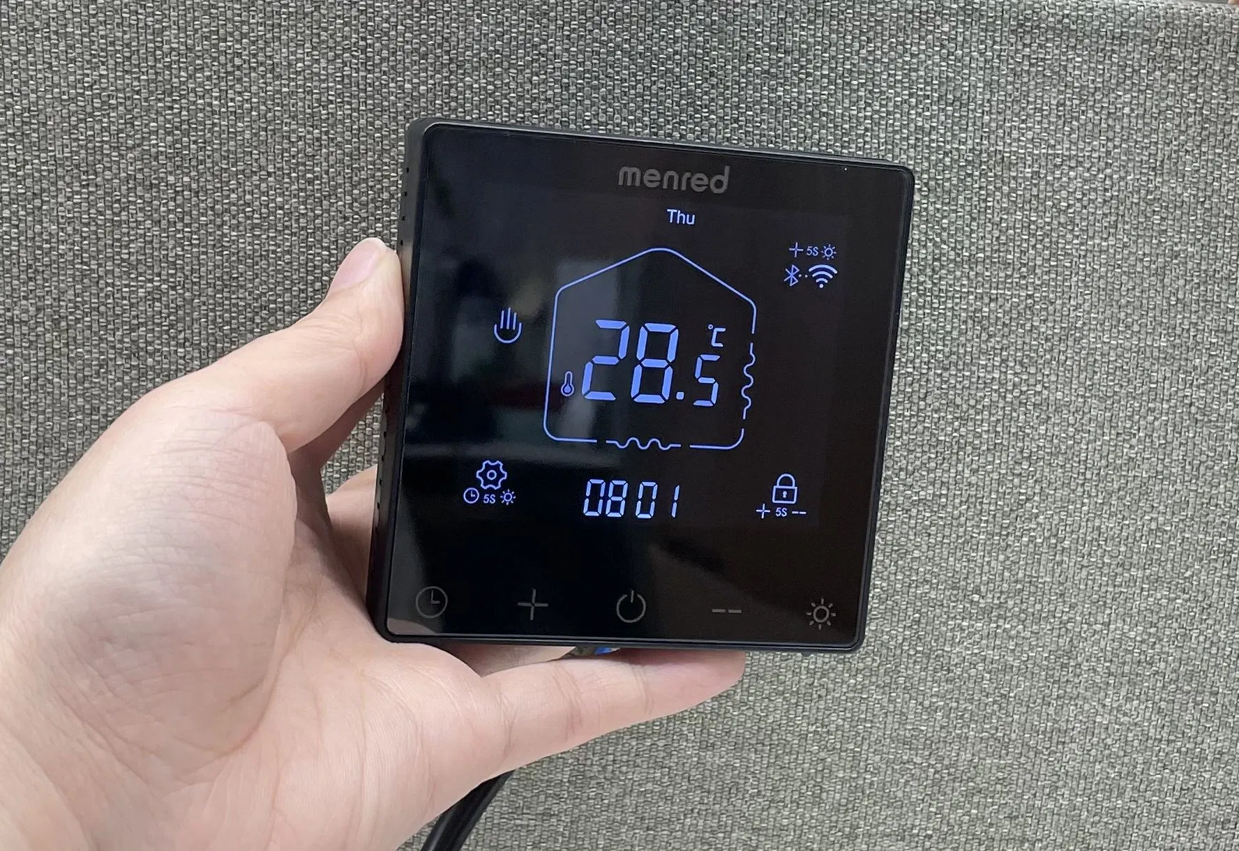 WiFi Room Thermostat Rt52 Tuya Thermostat Touch Screen LCD Display Smart Thermostat