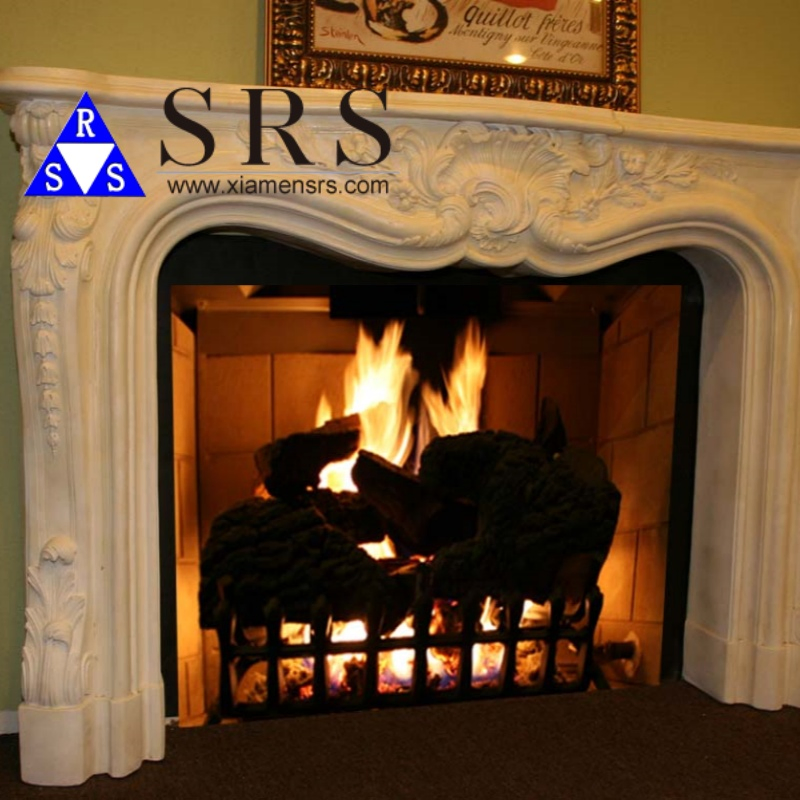 Fireplace Natural Stone Marble Black/White/More