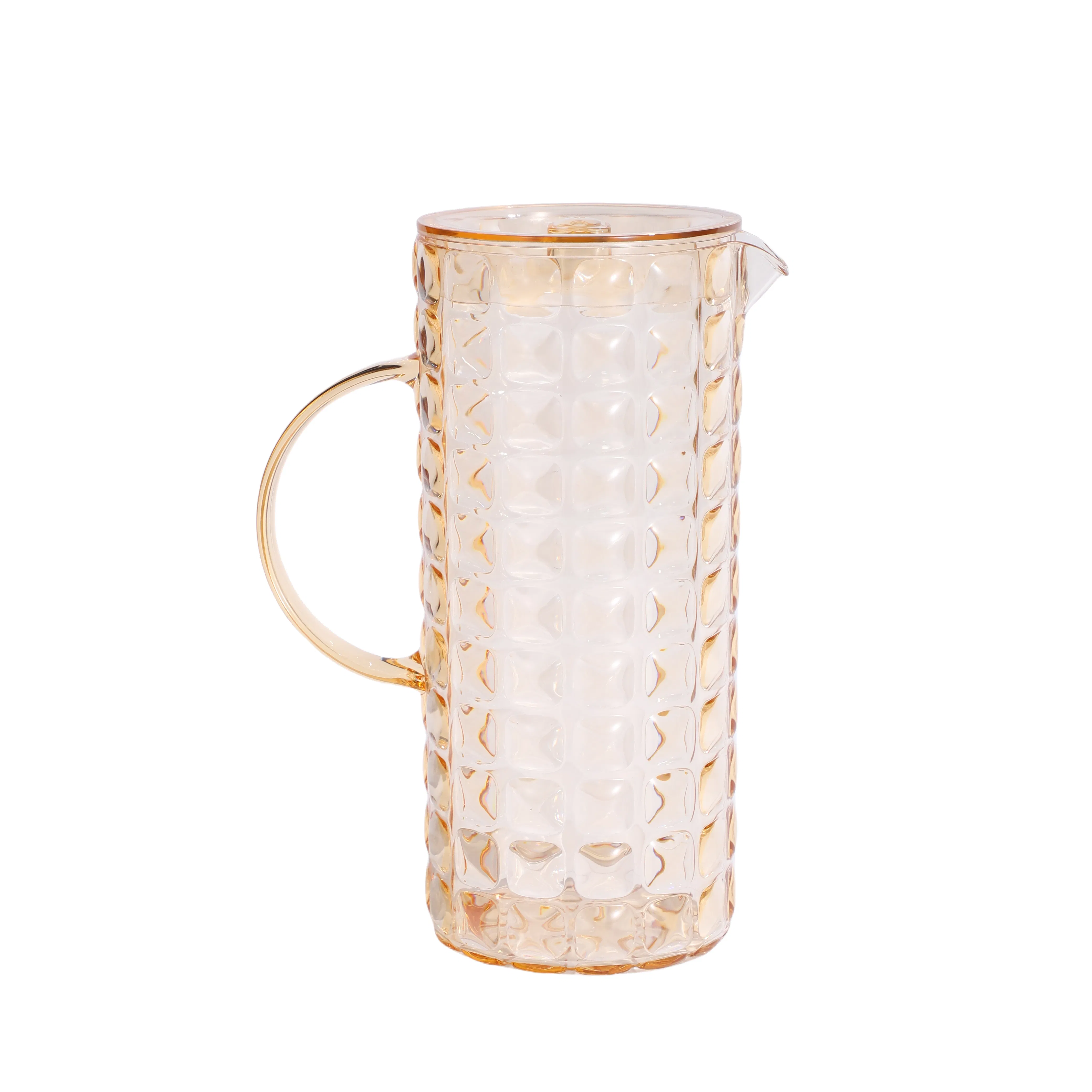 Luxury Acrylic Material Tea Infusion Pitcher Water Bottle Plastic Juice Pot
