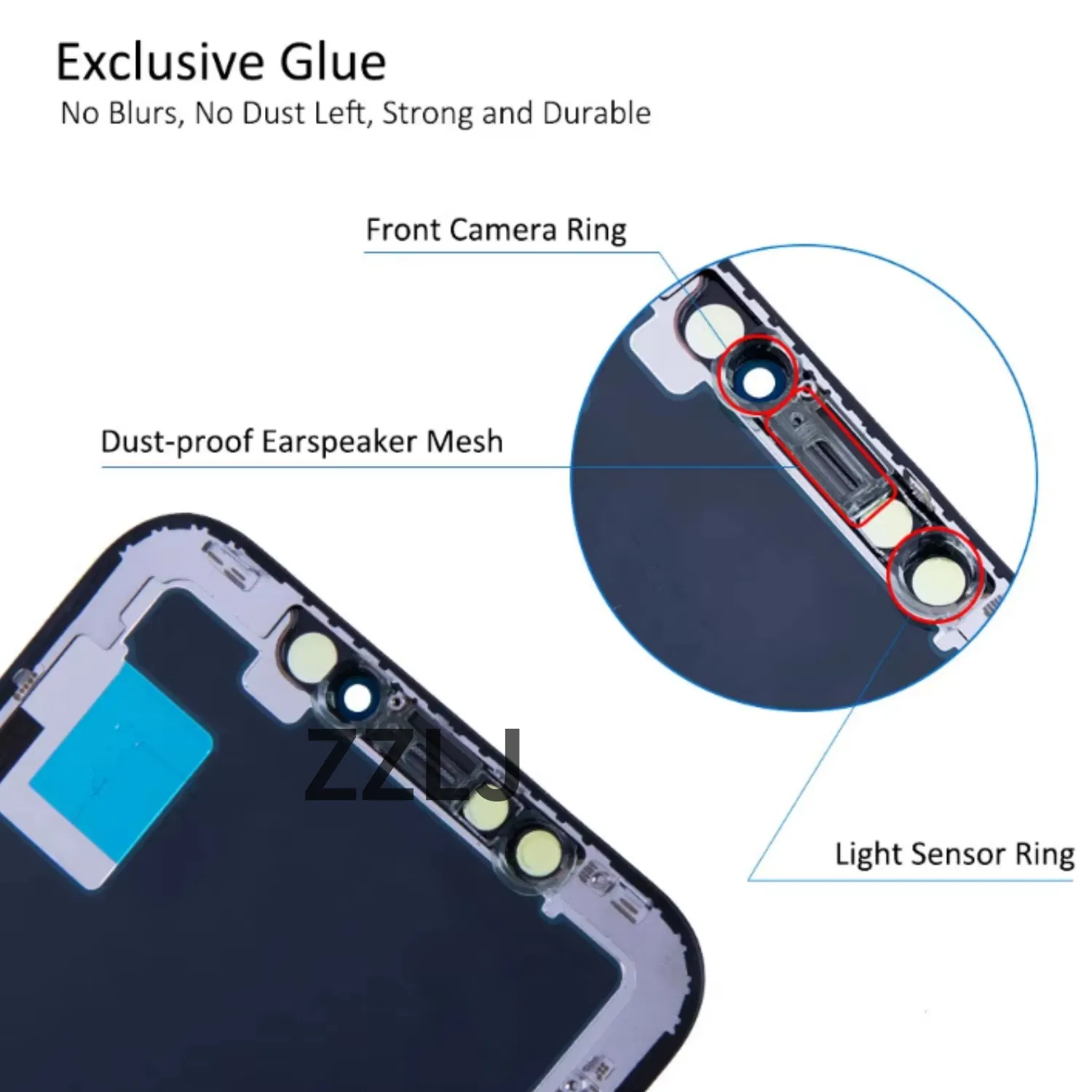 Дисплей для iPhone 15 Plus (OLED, 6.63")