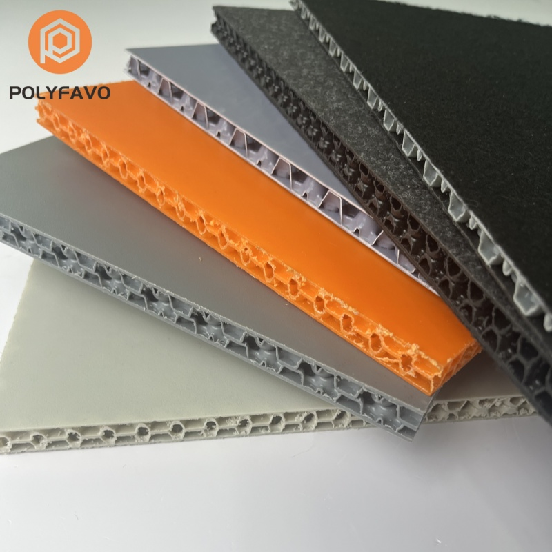 White Recyclable Bubble Structure Plastic PP Polypropylene Honeycomb Sign Board Recyclable Bubble Structure Delivers PP Plastic Honeycomb Board