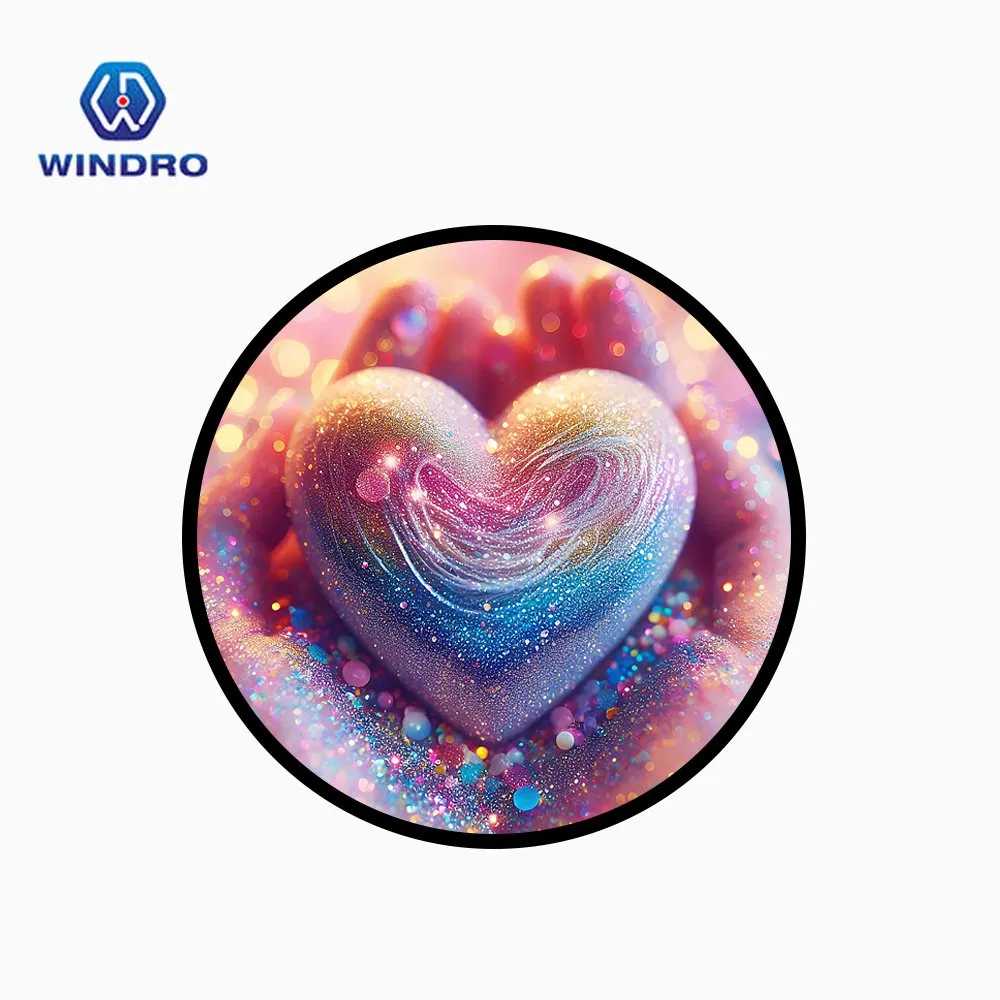 Round Screen LCD Display Circular Display for Advertising