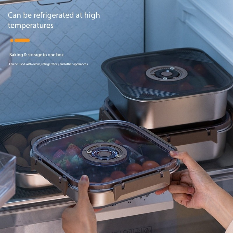 Stainless Steel Lunch Box Portable Lunch Box