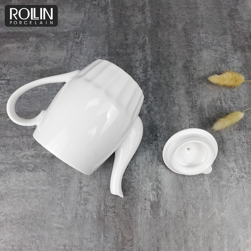 New Design High Porcelain Coffee Pot
