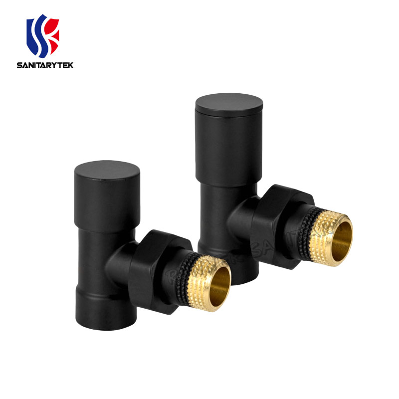 Angled Radiator Valve for Heated Towel Rail