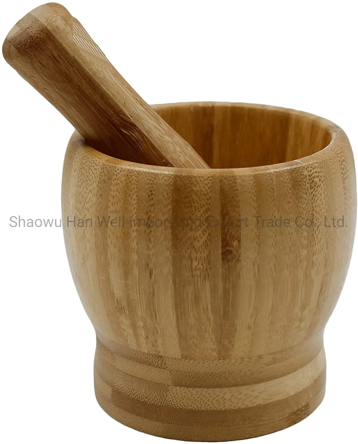 Mortar and Pestle Wooden Veggies Masher with LFGB