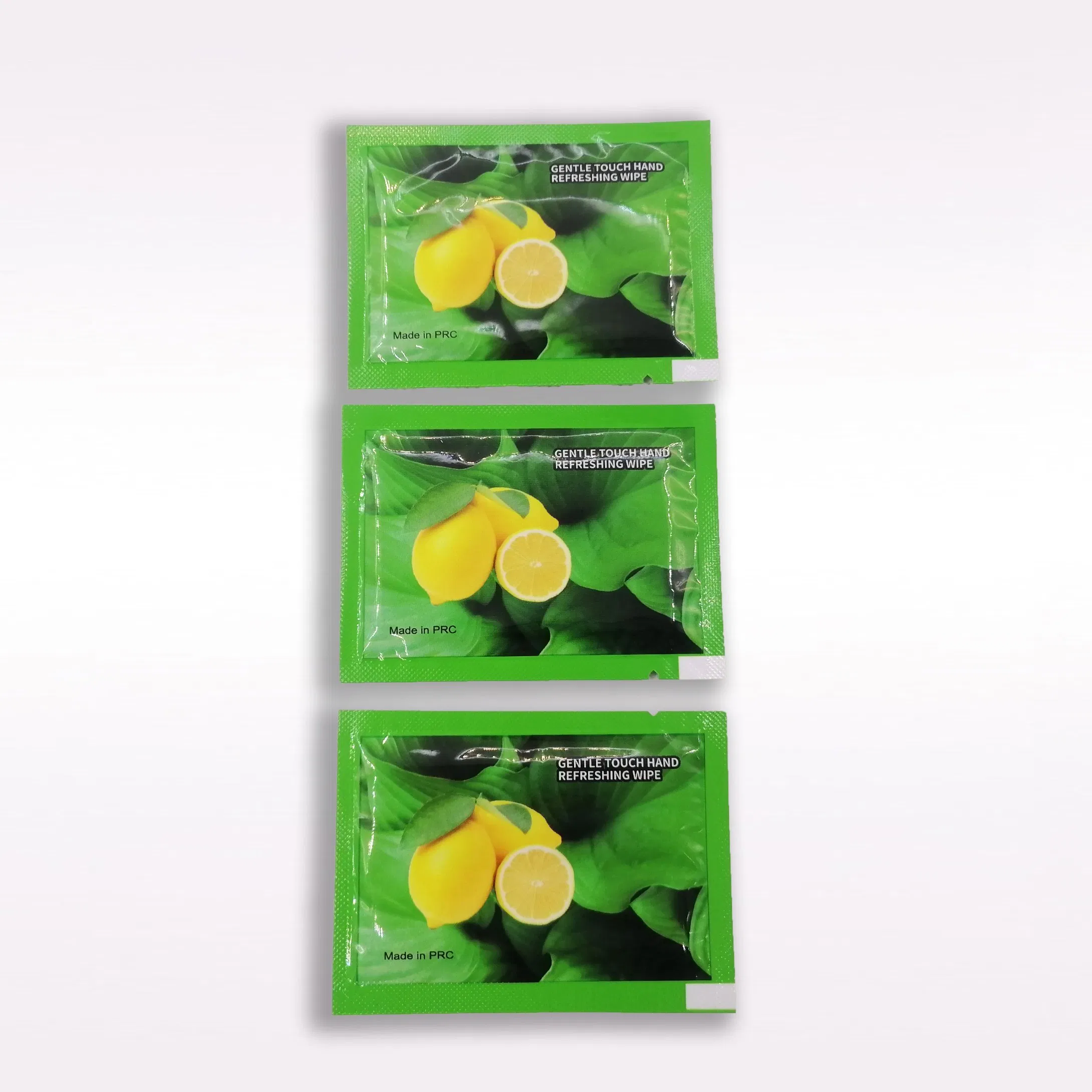 Free Sample Individually Wrapped Wet Wipes Spunlaced Nonwoven Fabric Single Packaging Tissue for Restaurant