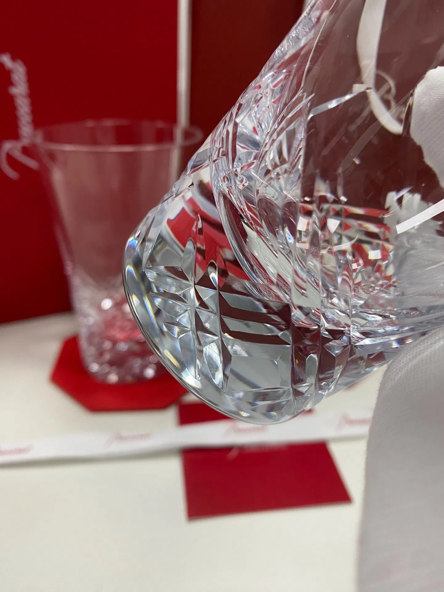 Elegant Baccarats Stella Highball Crystal Cup Luxurious Entertaining Gift Box High End Premier Wine Glass